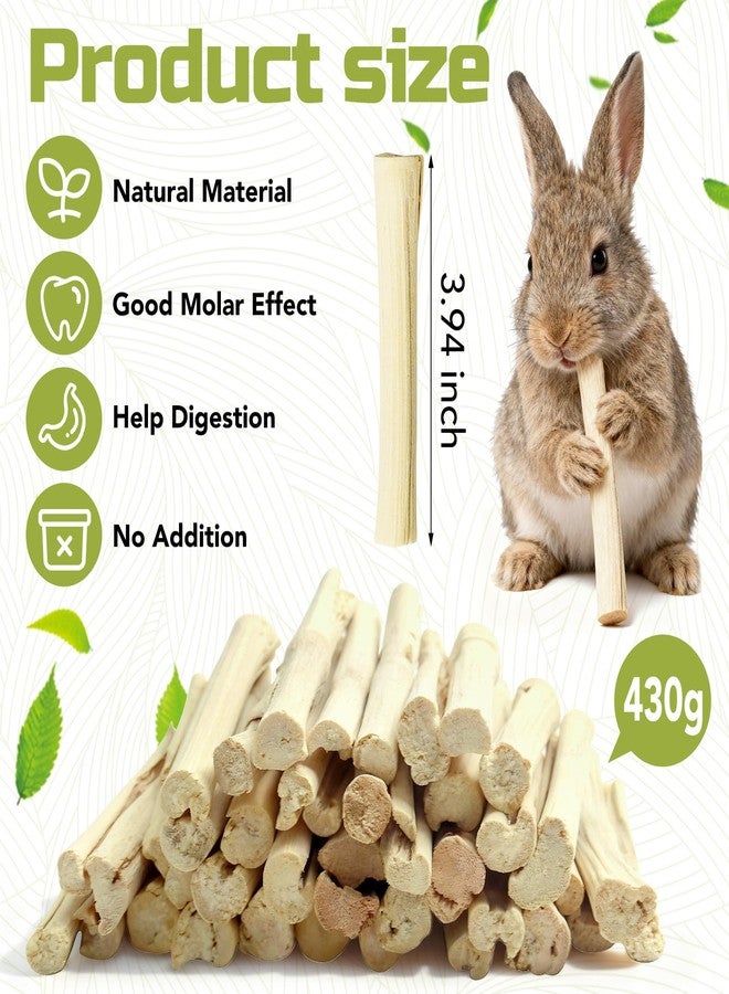 StyEdEk 430g Natural Sweet Bamboo Chew Toys Chew Sticks Bamboo Sticks Teething Toy for Rabbit, Bunny, Guinea Pig, Hamster, Chinchilla, Bunny, Rat and Other Small Animals - Image 2